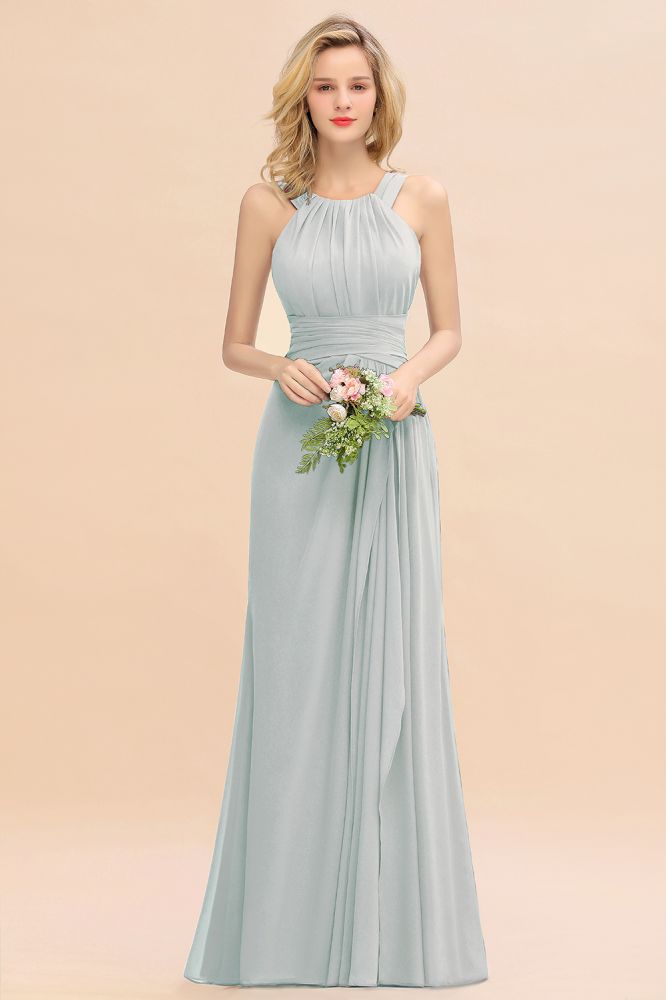 Fabulous Halter Elegant Bridesmaid Dresses Long Dress for Wedding Party