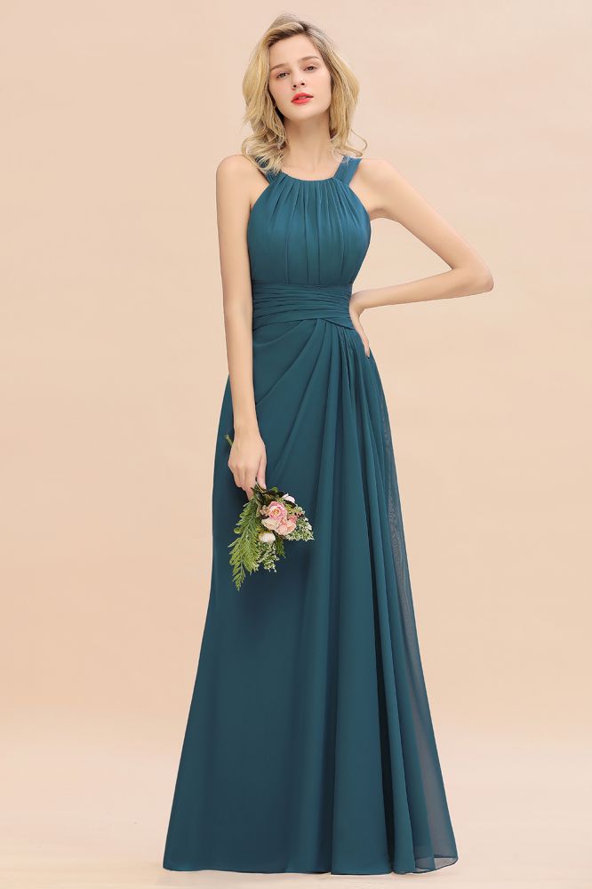 Fabulous Halter Elegant Bridesmaid Dresses Long Dress for Wedding Party