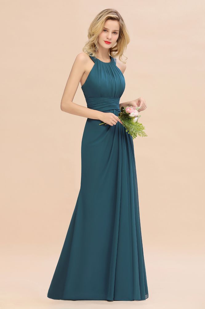 Fabulous Halter Elegant Bridesmaid Dresses Long Dress for Wedding Party