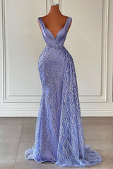 Fabulous Sleeveless Mermaid Satin Prom Dresses