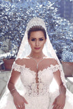 Fairy Off-the-Shoulder Lace Wedding Dress Ball Gown Princess Bridal Gowns On Sale