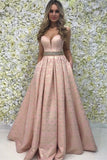 Fashion Sleeveless Crystal-Sash Sweetheart Prom Gown | A-Line Ruffles Prom Dresses