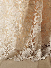 Formal Mermaid Wedding Dresses Strapless Lace Sleeveless Bridal Gowns with Court Train