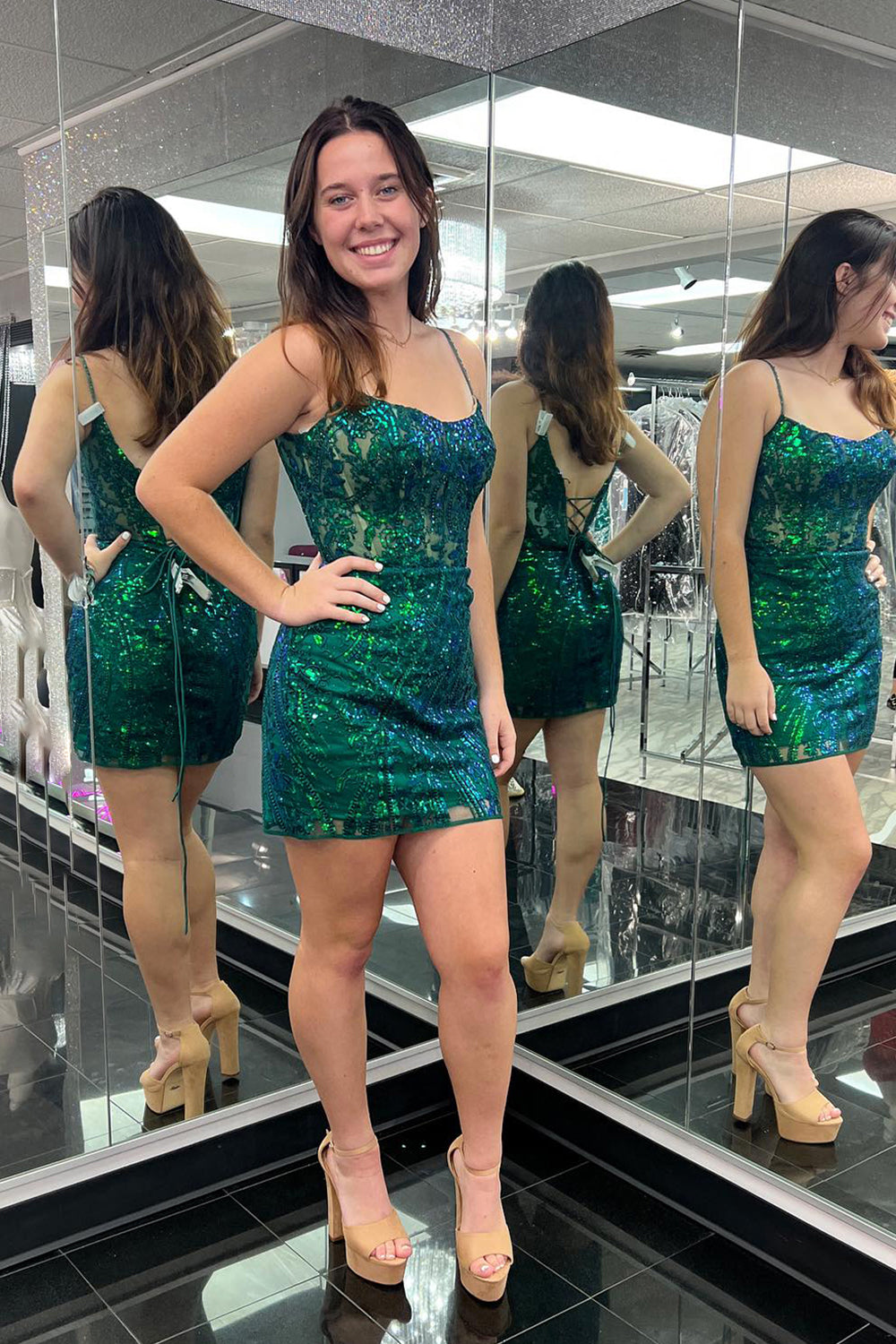 Fuchsia Homecoming Dresses Corset Tight Short Cocktail Dresses with Lace