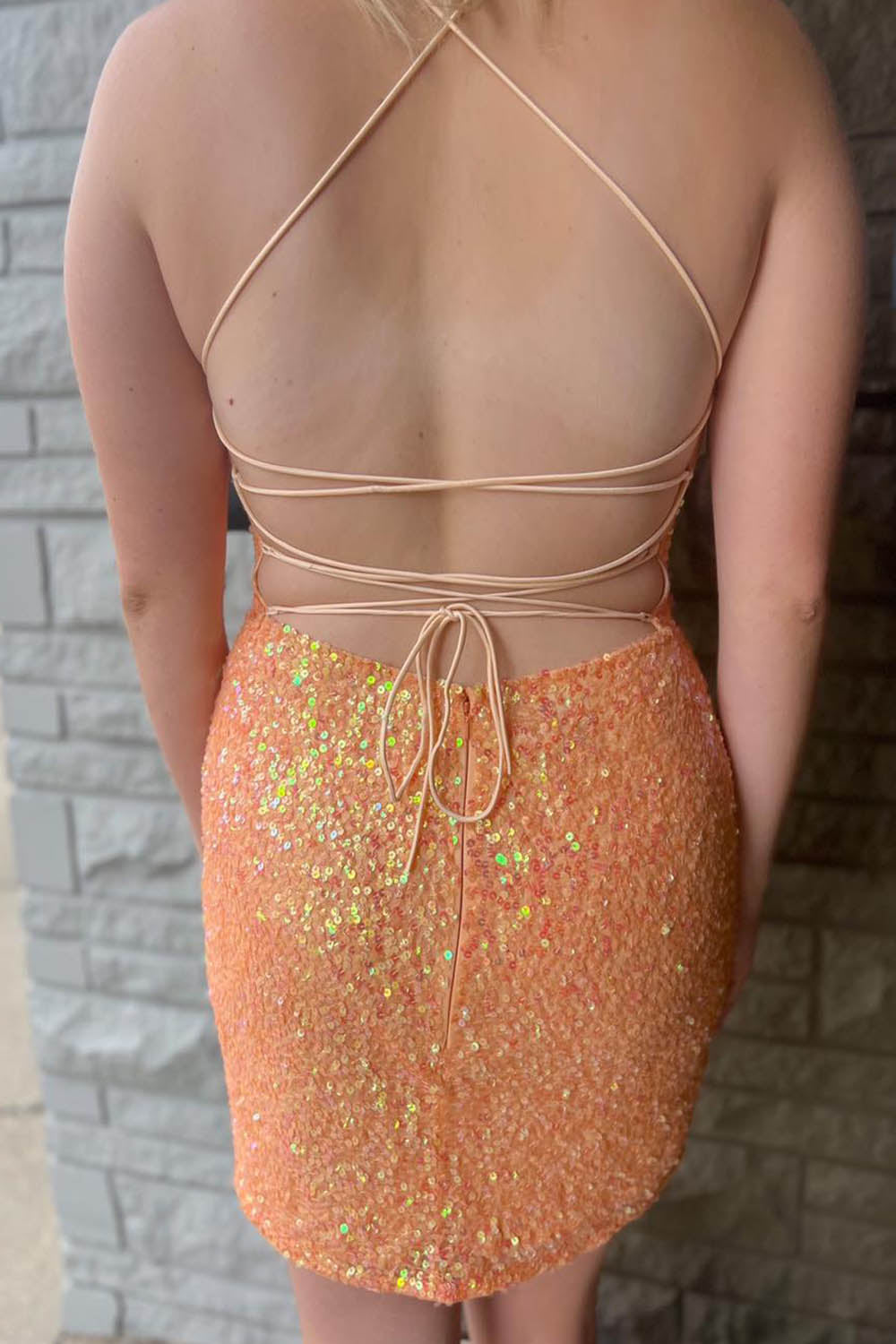 Fuchsia Homecoming Dresses Sleeveless Sequin Tight Short Cocktail Dresses
