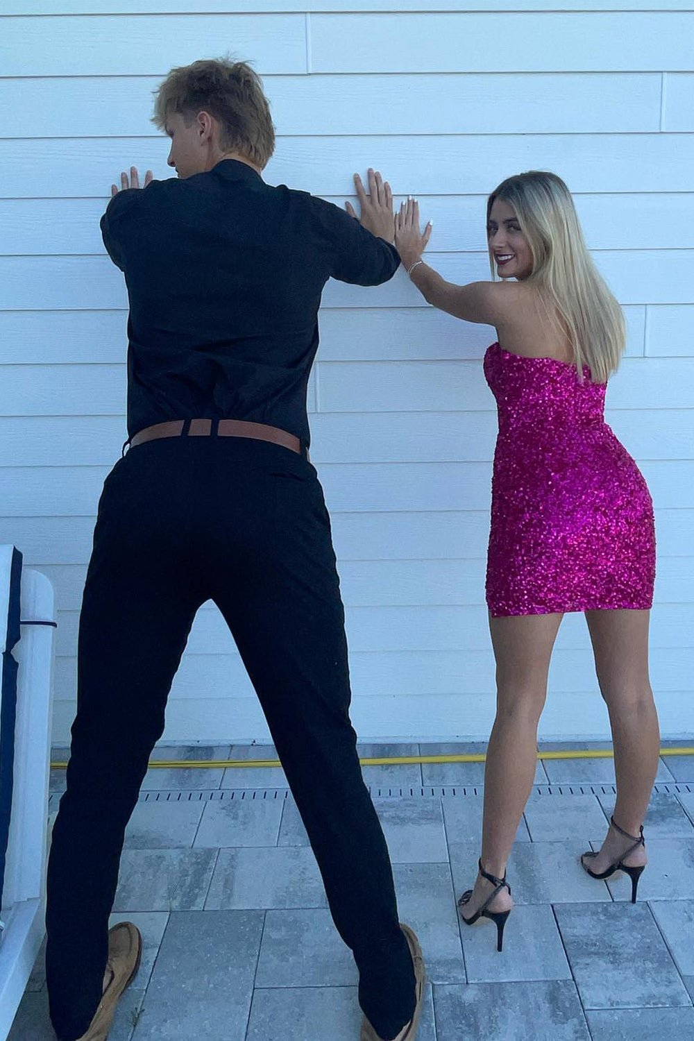 Fuchsia Homecoming Dresses Sweetheart Tight Short Cocktail Dresses