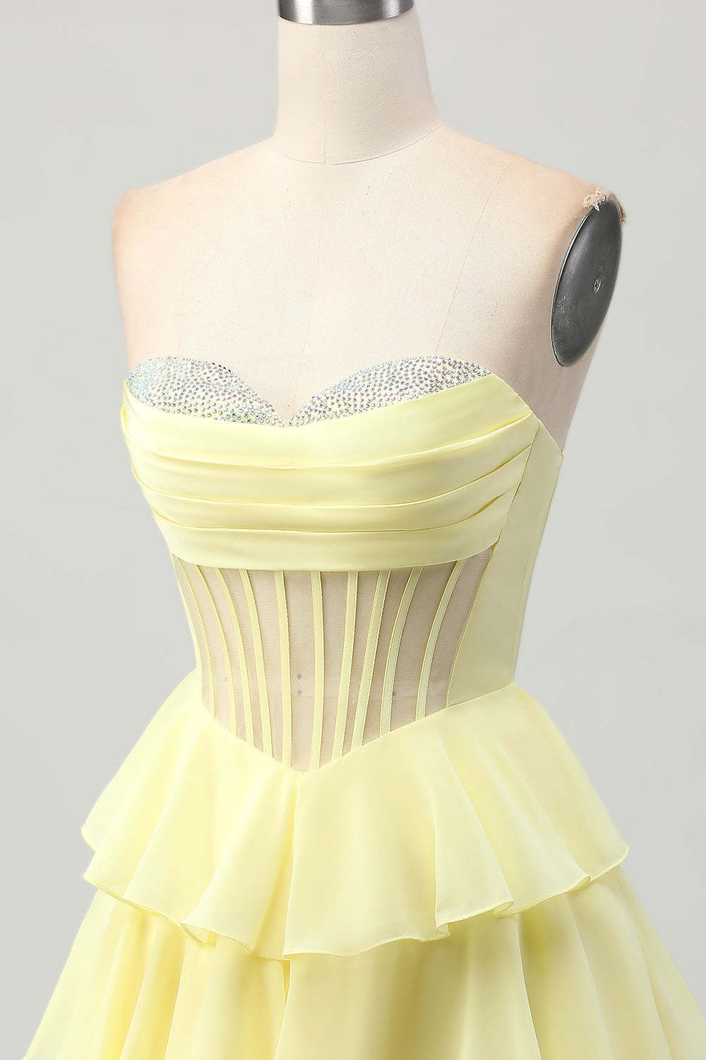 Fuchsia Ruffled Homecoming Dresses Sweetheart Short Corset Cocktail Dresses With Beading