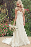 Full Lace Wedding Dresses Cap Sleeve Mermaid Court Train Zipper Charming Bridal Gowns