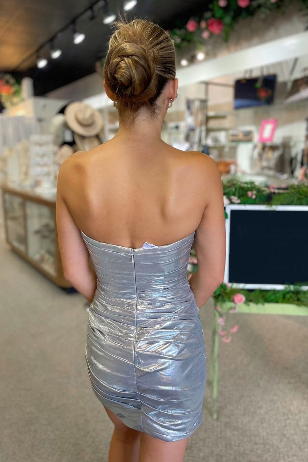 Golden Homecoming Dresses Sequin Sweetheart Tight Short Cocktail Dresses