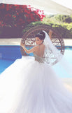 Gorgeous Beading Ball Gown Bridal Gown New Arrival Sexy Tulle Wedding Dress