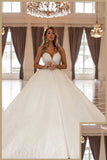 Gorgeous Long Long V-Neck Sleeveless Princess Bridal Dress With Lace