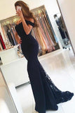 Gorgeous Off-the-Shoulder Mermaid Prom Dress Long With Lace Appliques