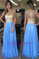 Gorgeous Sleeveless Floor-Length Crystal Zipper Beading Prom Dresses