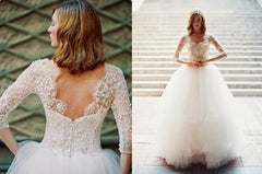 Gorgeous White Tulle Crystal Bridal Gown with Beadings Latest Zipper Floor Length Wedding Dress
