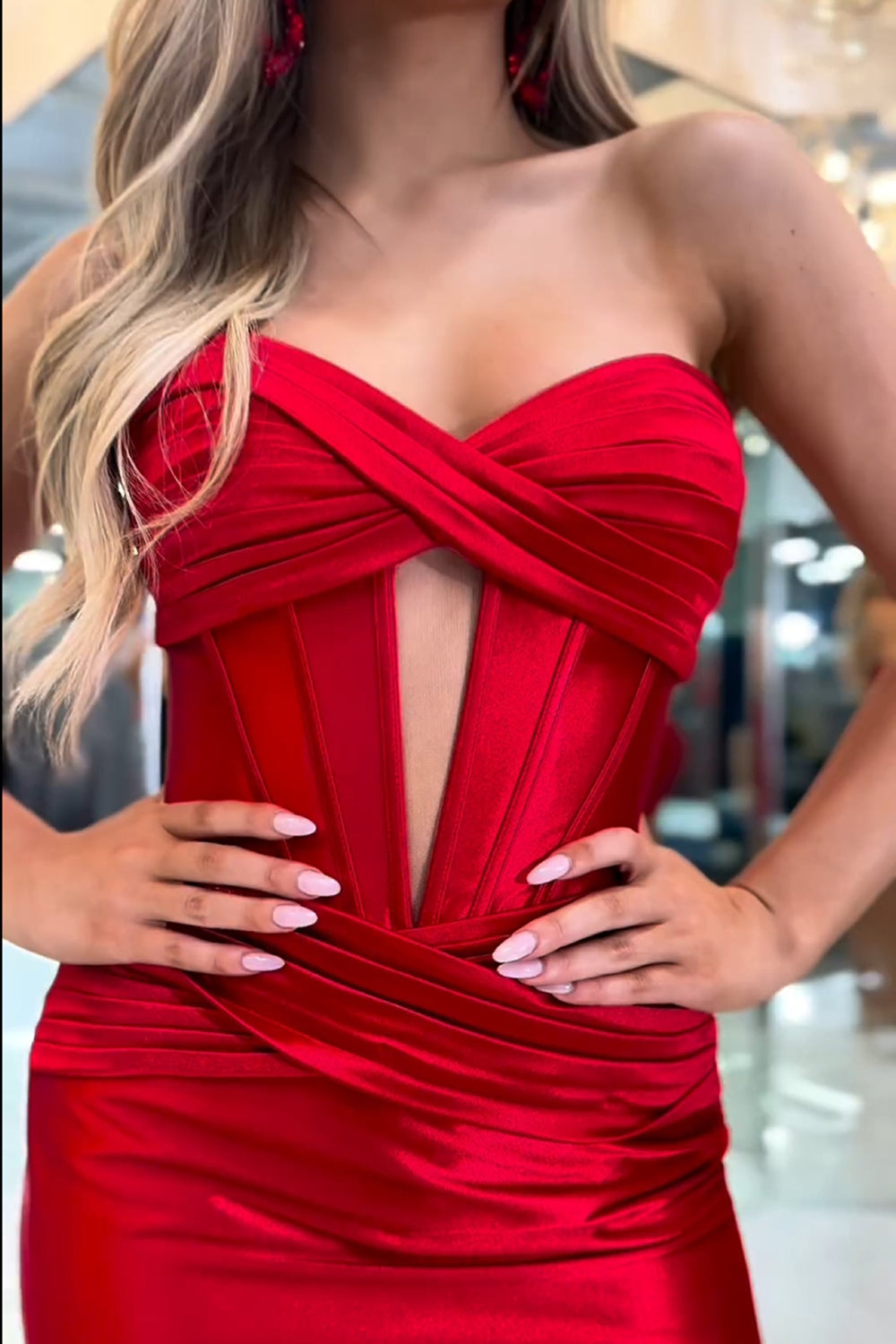 Hot Pink Homecoming Dresses Corset Sweetheart Tight Short Cocktail Dresses