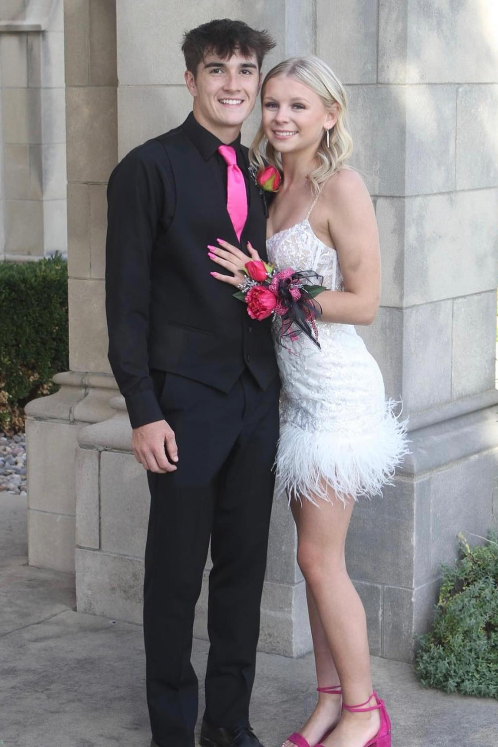 Light Blue Homecoming Dresses Corset Lace Tight Short Cocktail Dresses with Feathers