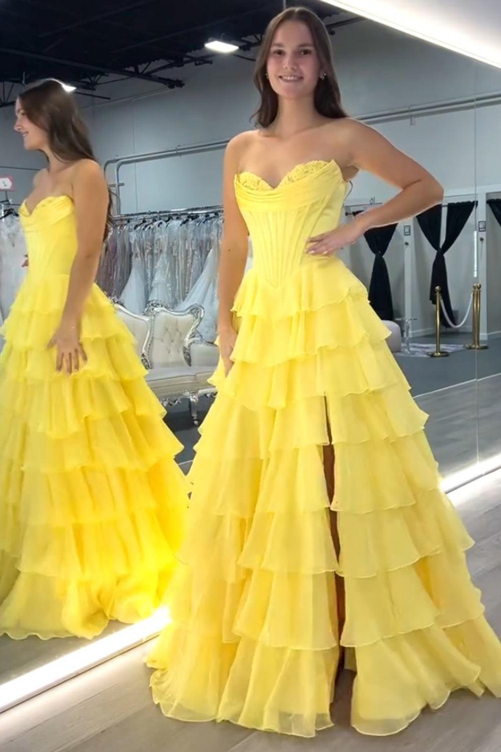 Light Blue Prom Dress A Line Sweetheart Ruffled Corset Long Formal Dress