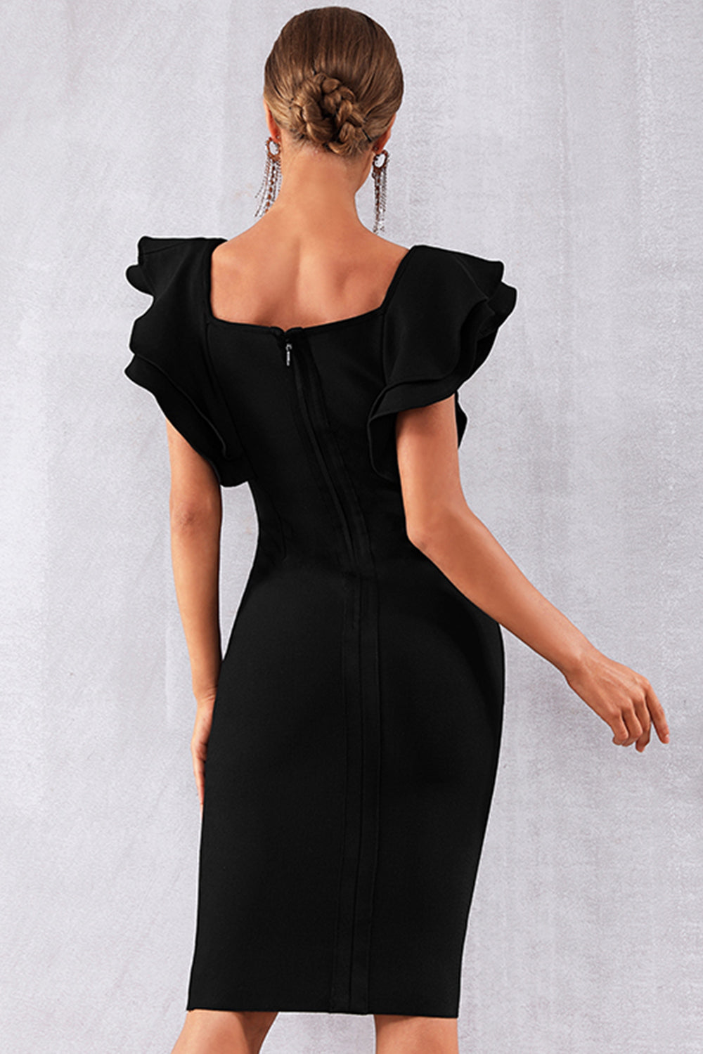 Little Black Homecoming Dresses Bodycon Dress