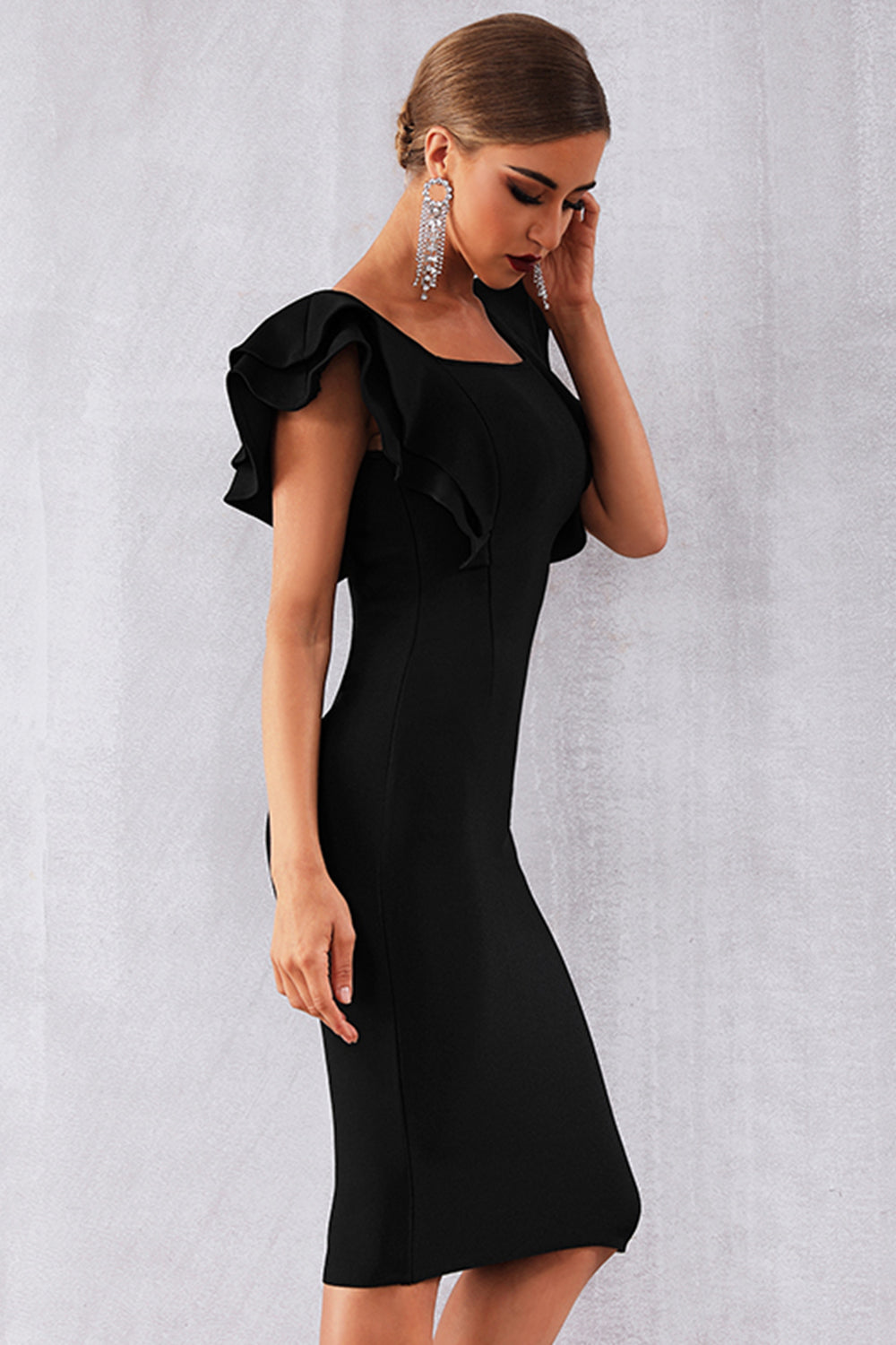 Little Black Homecoming Dresses Bodycon Dress