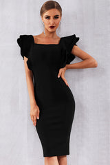 Little Black Homecoming Dresses Bodycon Dress