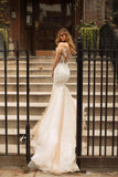 Mermaid Off-the-Shoulder Wedding Dress | Tulle Appliques Bridal Gowns WW0104