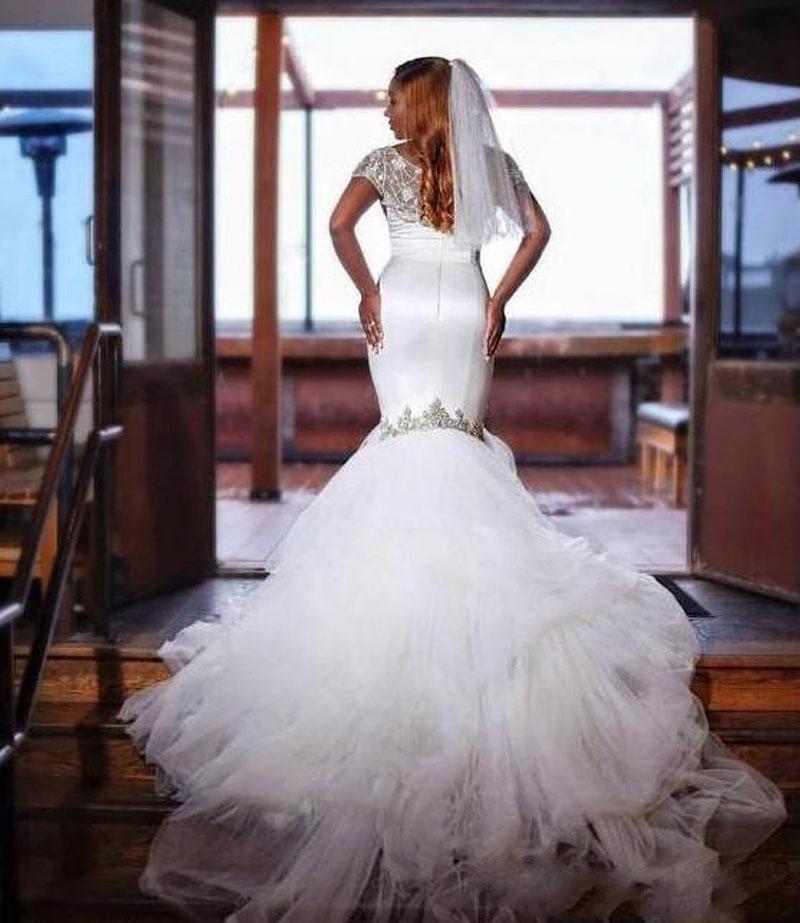 beaded appliques for wedding dresses Beads Appliques Spaghetti Straps V-neck Wedding Dresses