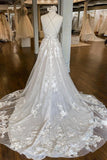 Modern Spaghetti Straps A-Line Wedding dresses With Lace