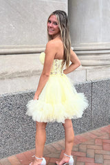 Navy Homecoming Dresses Beaded A Line Short Cocktail Dresses with Appliques