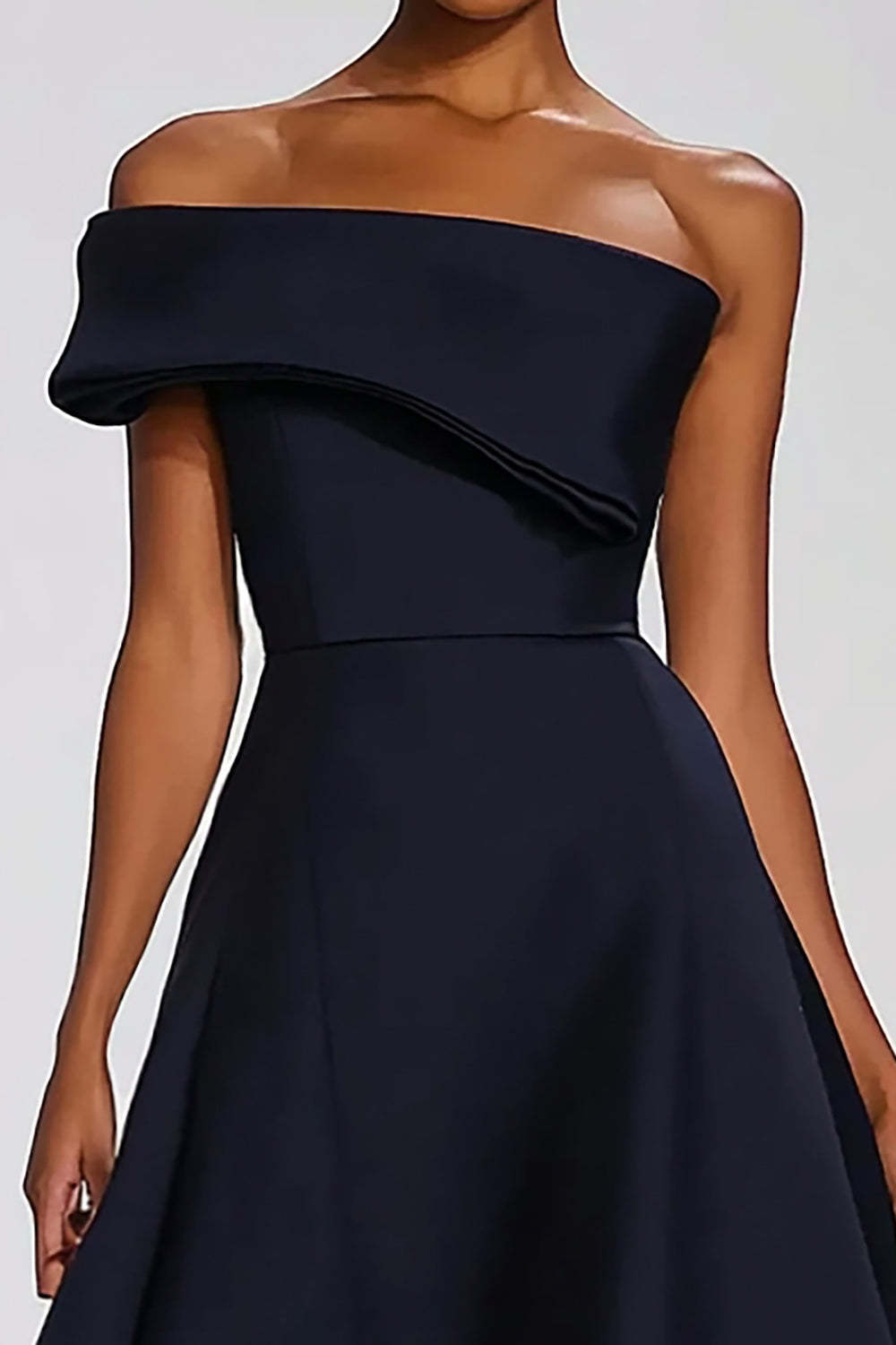 Suzhoufashion Off The Shoulder Navy Wedding Guest Dress A Line Long Formal Dress Suzhoufashion Off The Shoulder Navy Wedding Guest Dress A Line Long Formal Dress