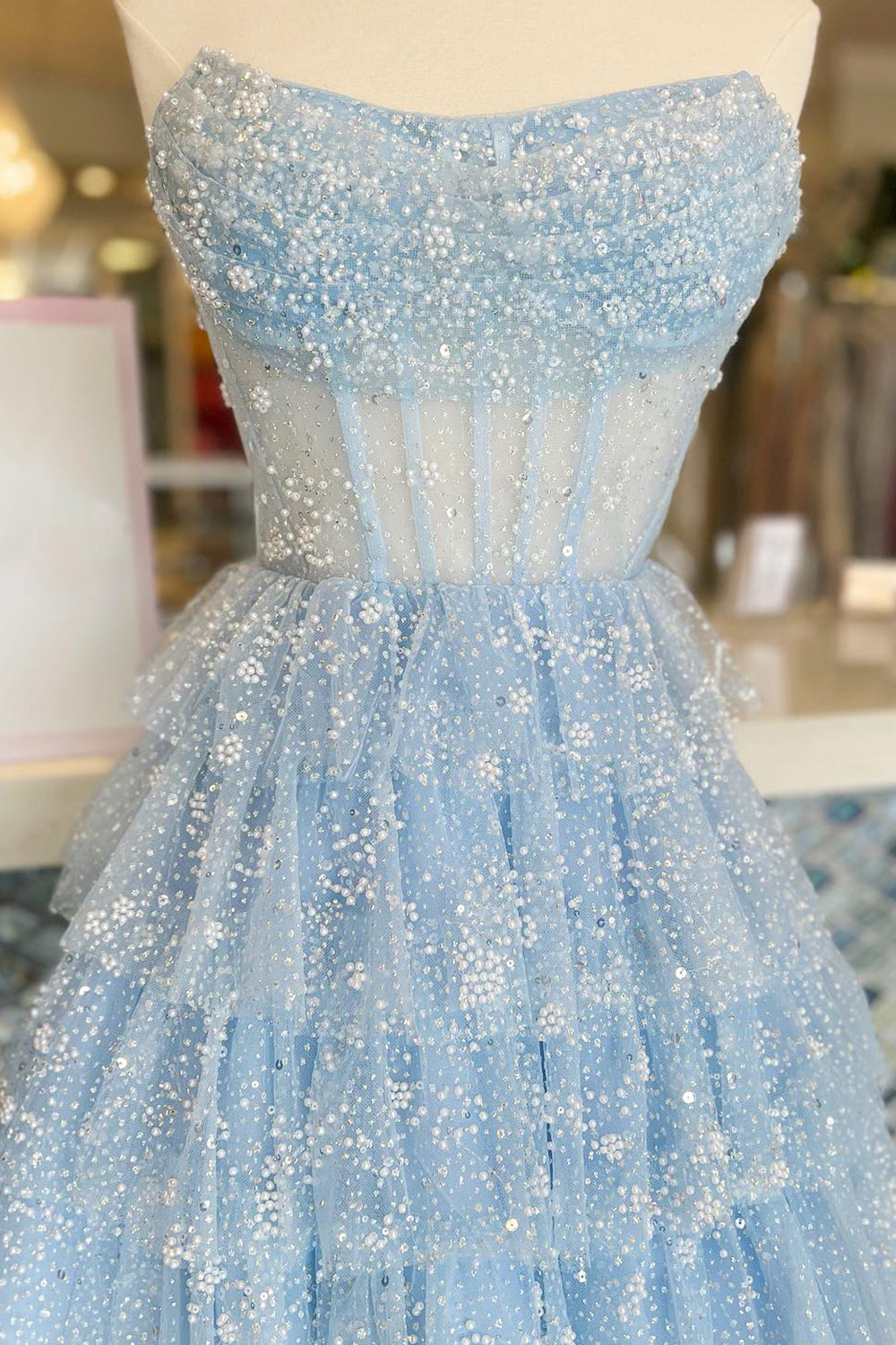 Orange Homecoming Dresses Corset A-Line Short Tulle Prom Dress