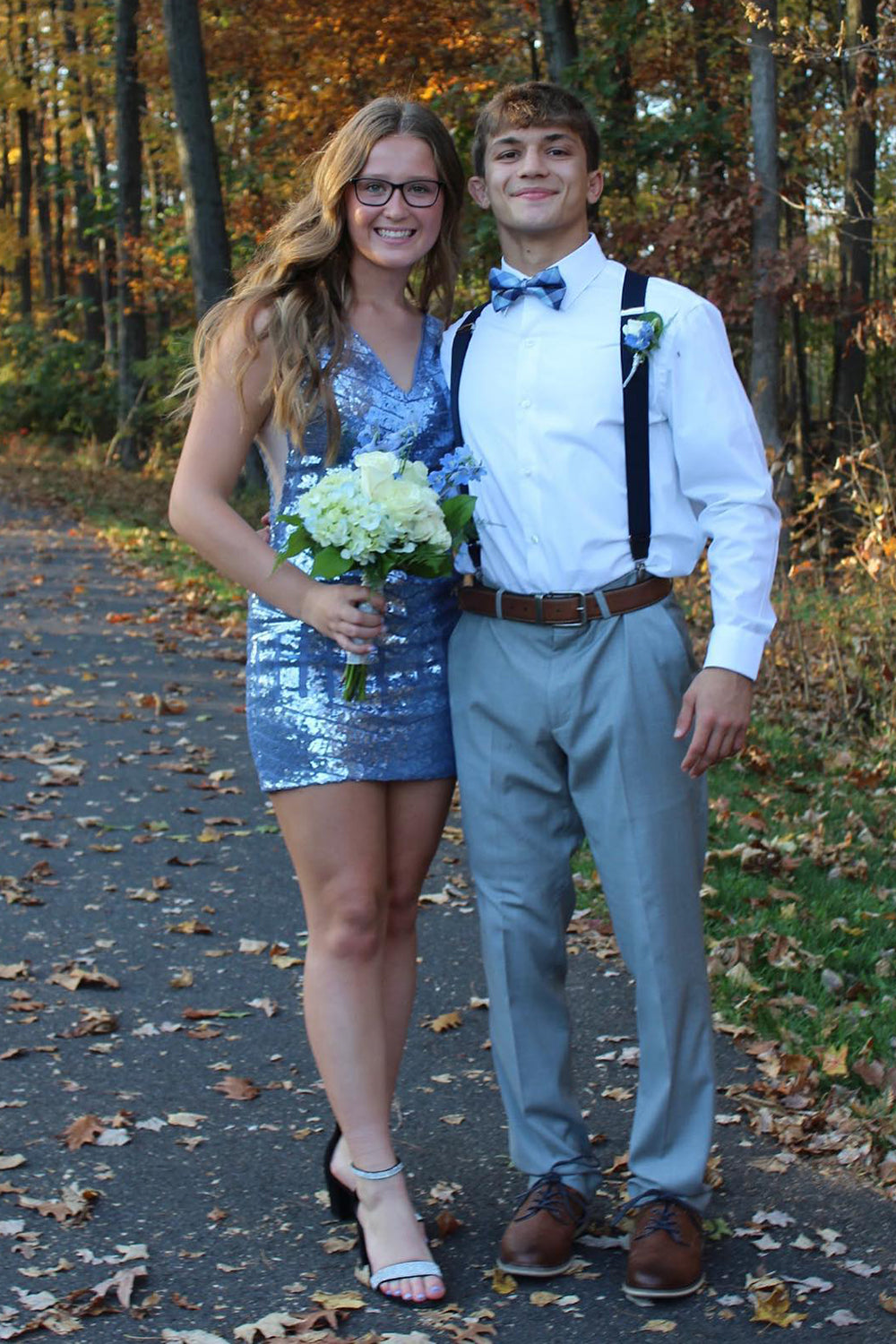 Orange Homecoming Dresses Sequin V-Neck Tight Prom Dress