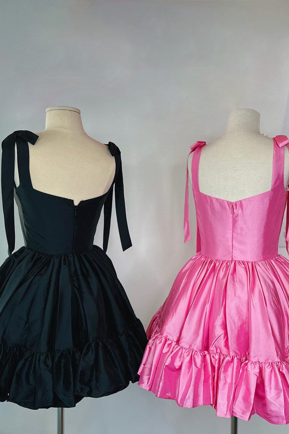 Pink Homecoming Dresses Ruched Corset A-Line Short Cocktail Dresses