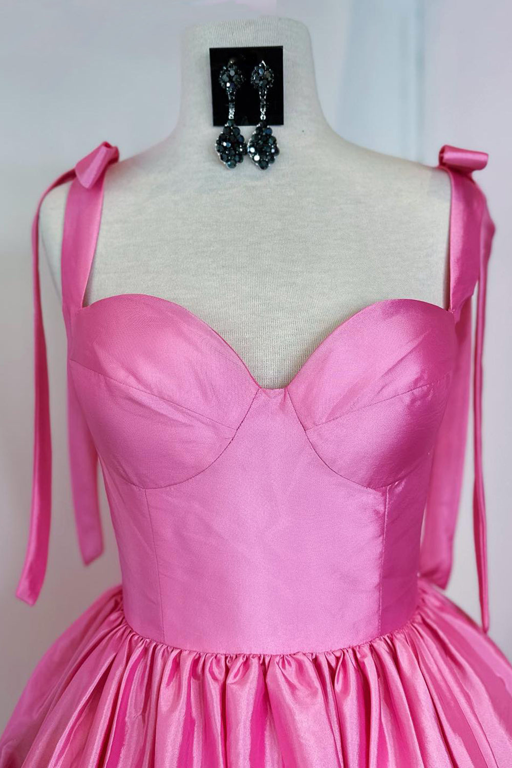 Pink Homecoming Dresses Ruched Corset A-Line Short Cocktail Dresses
