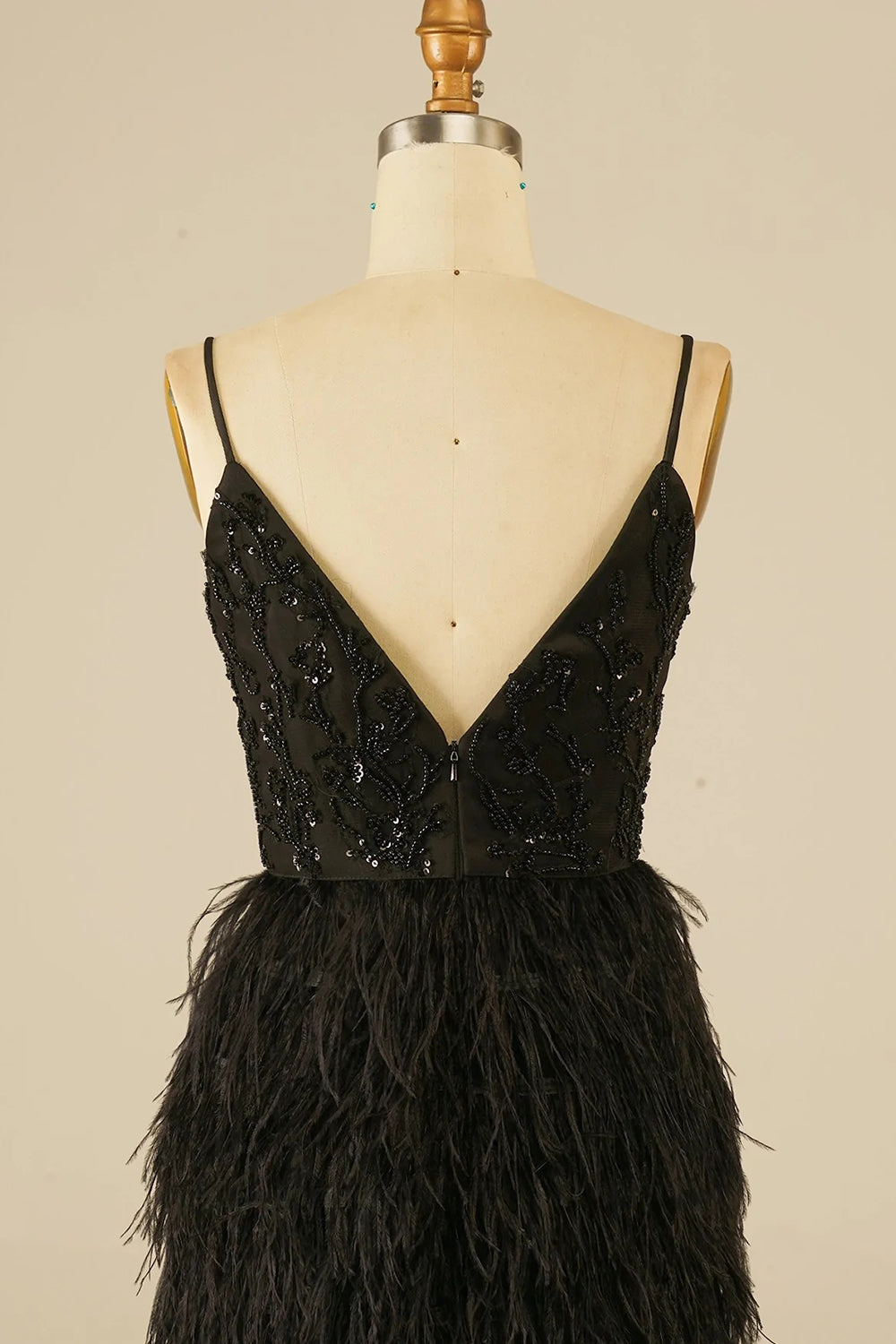 Pink Homecoming Dresses Sequin Tight Prom Dress with Feathers