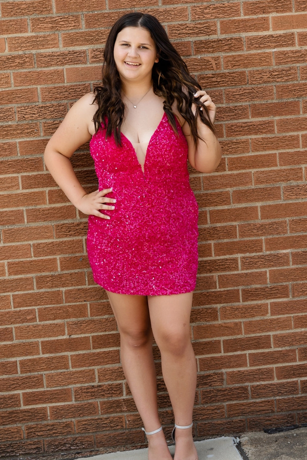 Red Homecoming Dresses Sequin Sleeveless Tight Short Cocktail Dresses