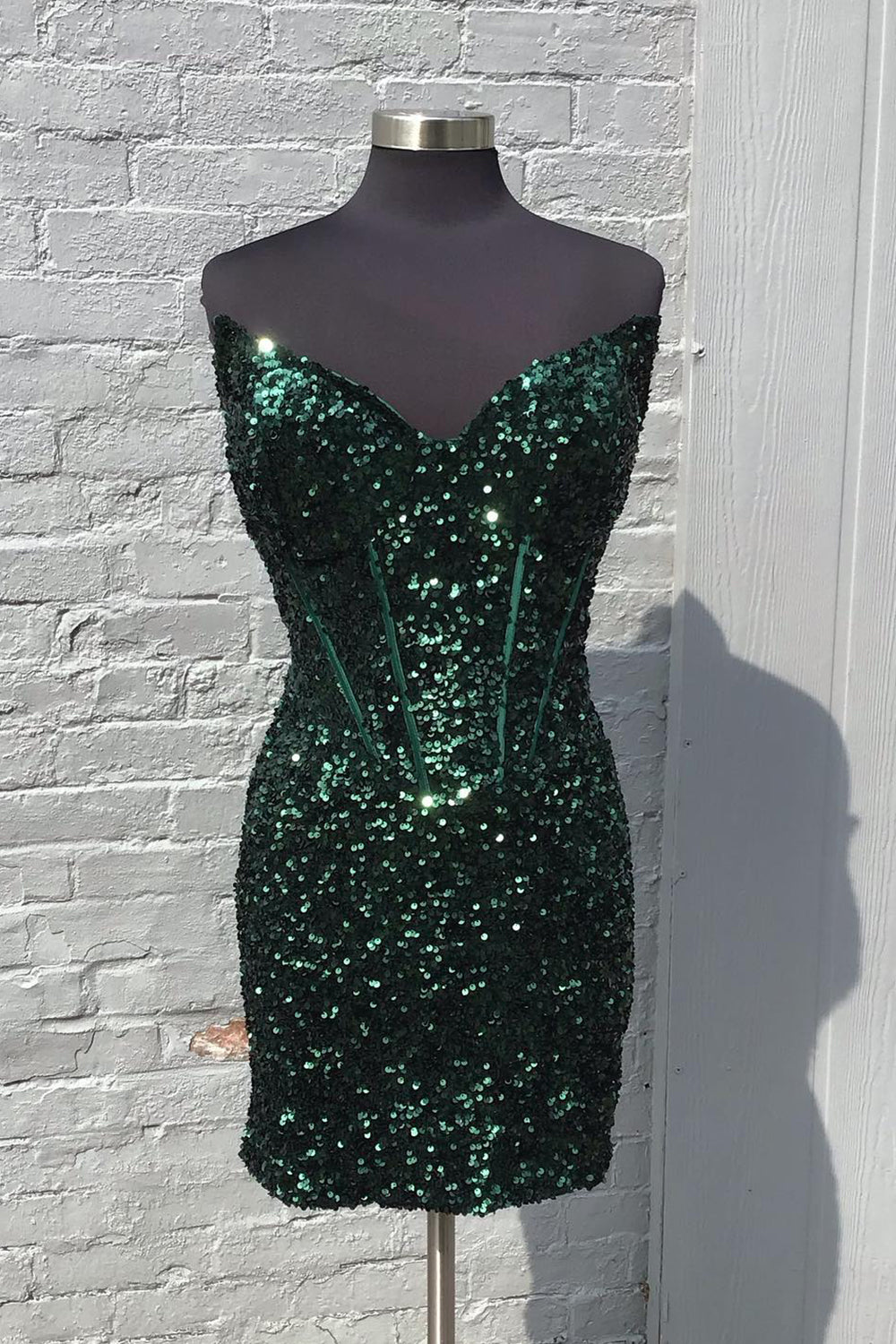 Red Homecoming Dresses Sweetheart Sequin Tight Short Cocktail Dresses