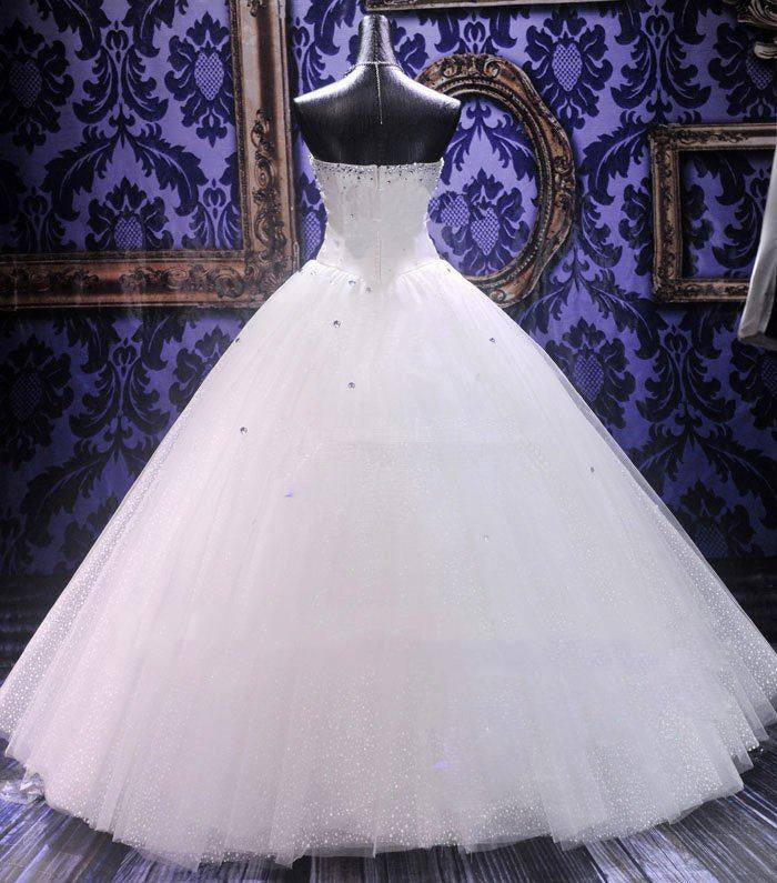 Rhinestone Stunning Wedding Dresses Ball Gown Sweetheart Elegant Luxurious Bridal Dresses | Suzhoufashion Rhinestone Stunning Wedding Dresses Ball Gown Sweetheart Elegant Luxurious Bridal Dresses | Suzhoufashion