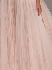 Romantic A-Line Wedding Dress Sweetheart Spaghetti Strap Lace Tulle 3/4 Sleeve Bridal Gowns in Color