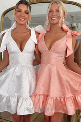 Royal Blue A Line Homecoming Dresses Ruffled Short Cocktail Dresses With Beading