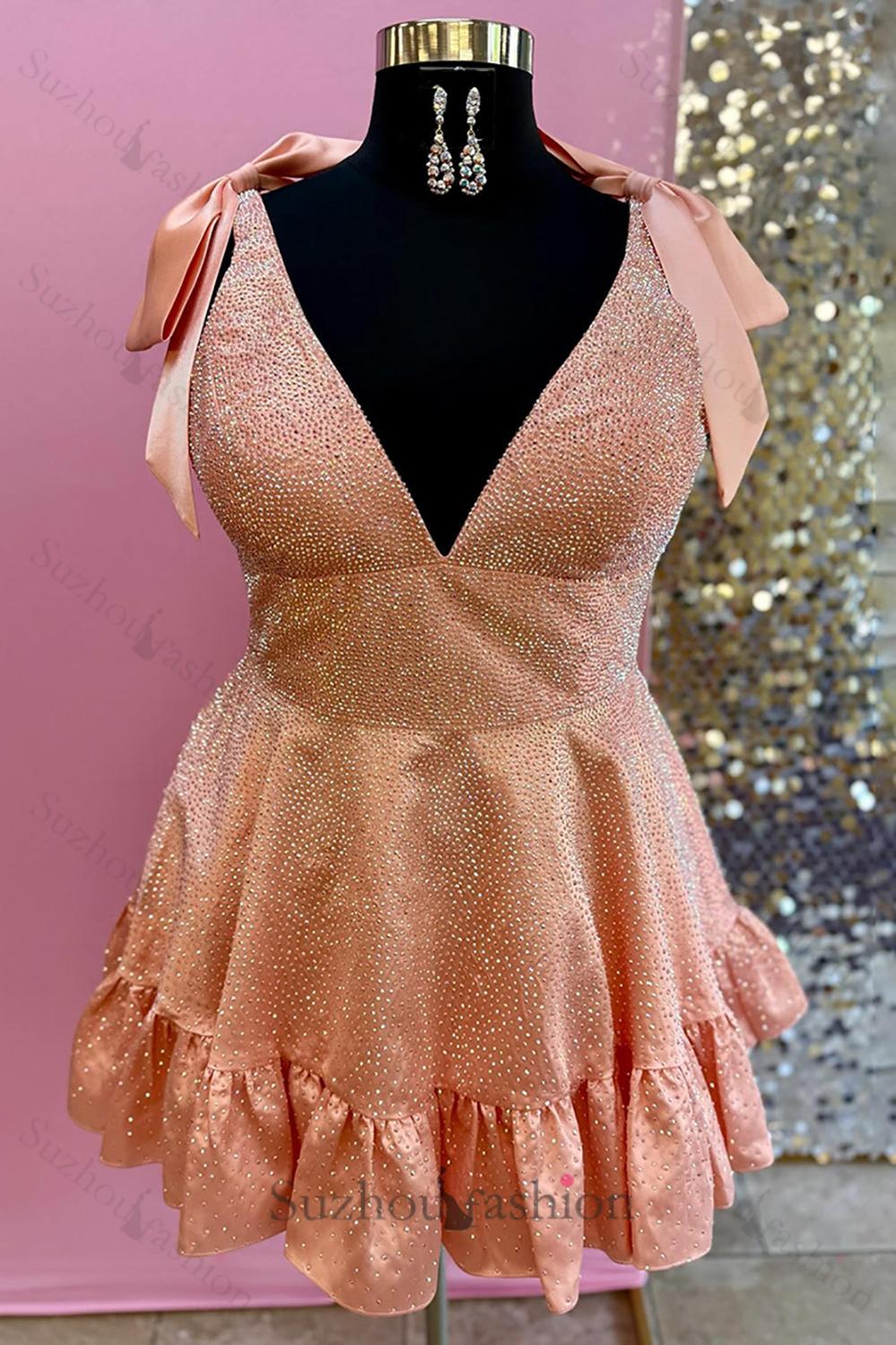 Royal Blue A Line Homecoming Dresses Ruffled Short Cocktail Dresses With Beading