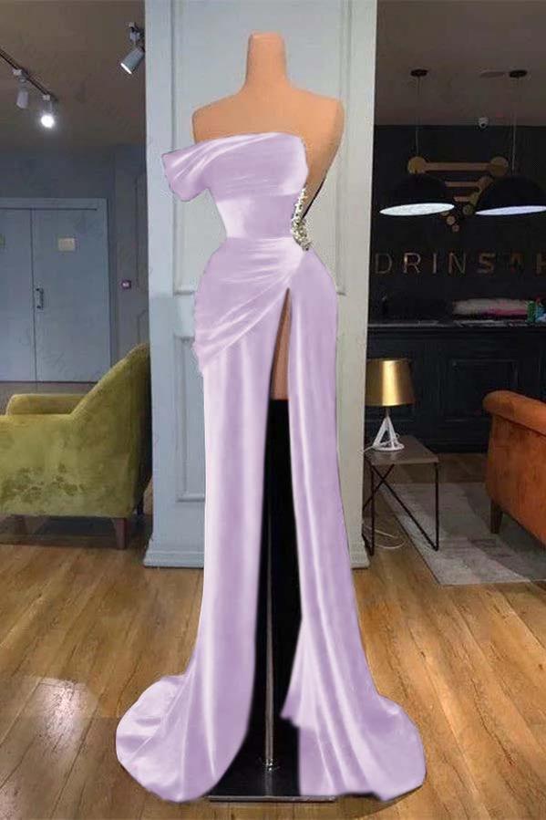 Royal Blue Prom Dress Velvet Strapless Mermaid Evening Formal Dress With Beadings