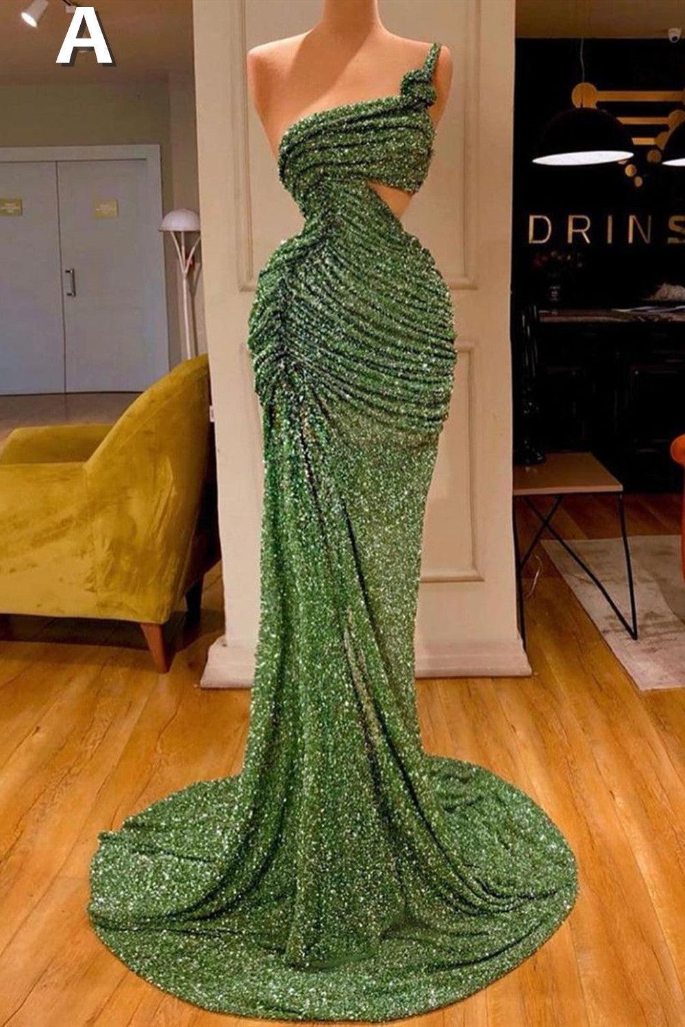 Sexy Long Mint Green Sequins Prom Dress Mermaid | Suzhoufashion Sexy Long Mint Green Sequins Prom Dress Mermaid | Suzhoufashion