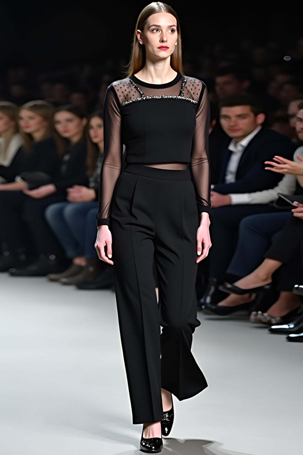 sexy black dress pants Classic High-Waist DPYP Dress Pant Yoga Pants