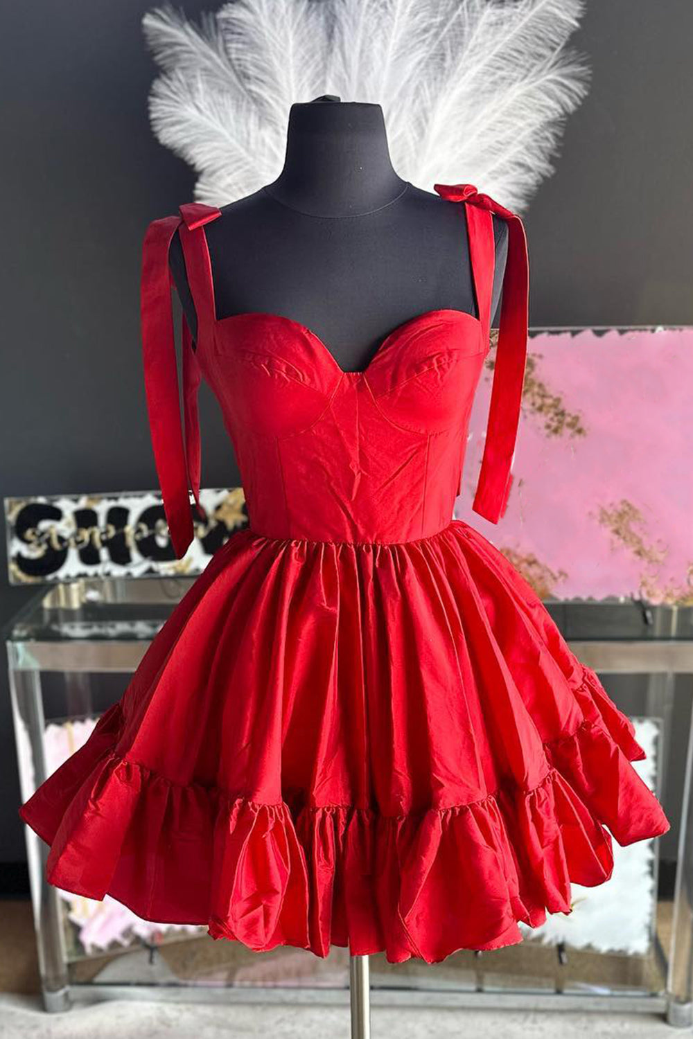 Simple Green Homecoming Dresses Corset A-Line Ruched Short Cocktail Dresses