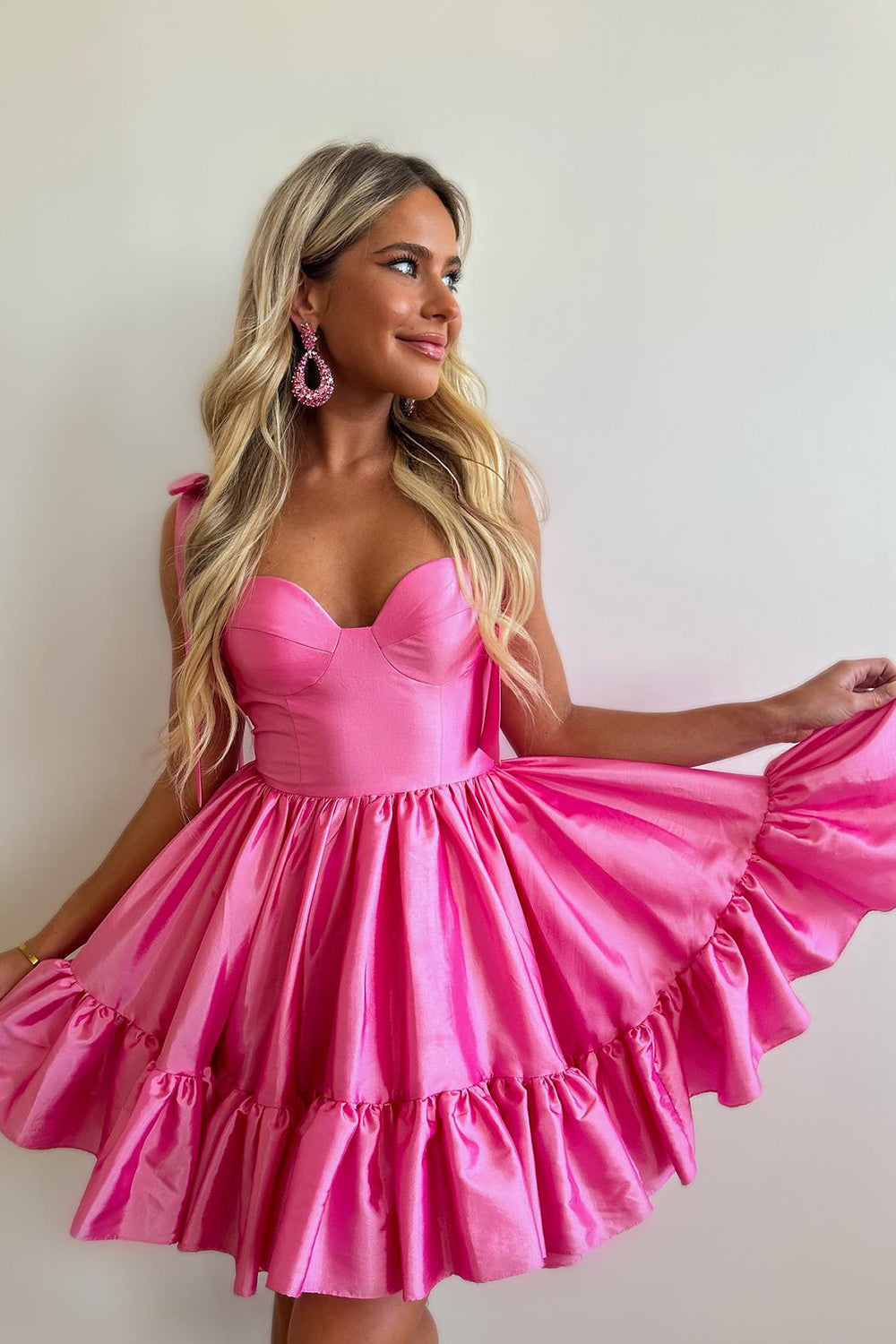 Simple Green Homecoming Dresses Corset A-Line Ruched Short Cocktail Dresses