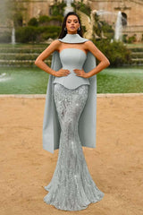 Strapless Sleeveless Long Mermaid Evening Formal Dress With Appliques