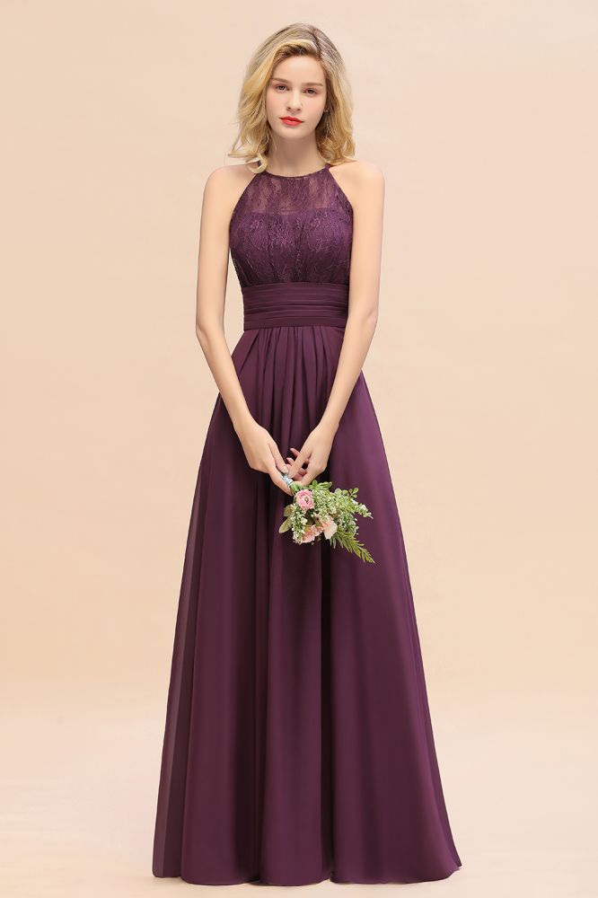 Stunning Halter Purple Floral Lace Maxi Bridesamid Dress Wedding Guest Dress Stunning Halter Purple Floral Lace Maxi Bridesamid Dress Wedding Guest Dress