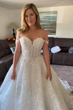 Stunning Off-the-Shoulder Princess Wedding Dress Ball Gown Online