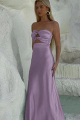 Suzhoufashion Stylish Sheath Sweetheart Blue Long Party Dress With Keyhole Formal Evening Gown
