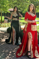 Suzhoufashion Burgundy Velvet Christmas Party Dress Appliques Short Sleeve Formal Dress